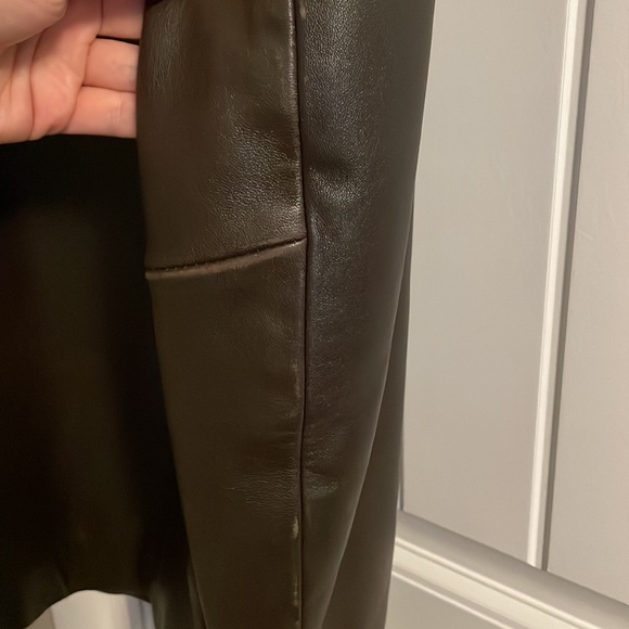 Mens Kenneth Cole Leather Jacket Size Large - Picture 9 of 11